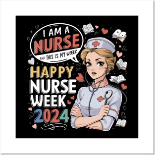 Celebrating Nurses: Happy Nurse Week 2024 Tribute Posters and Art